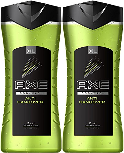 [해외]Axe XL Anti Hangover 2-in-1 Bodywash and Hair, 400 Ml / 13.5 Oz (Pack of 2)