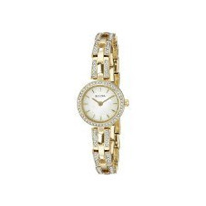 [해외]Bulova Womens 98L213 Crystal Analog Display Quartz Gold Watch
