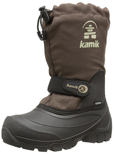 [해외]Kamik Snoday Insulated Winter Boot (Toddler/Little Kid/Big Kid), Dark Brown, 12 M US Little Kid