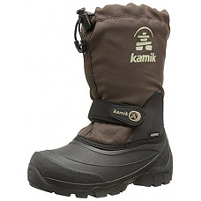 [해외]Kamik Snoday Insulated Winter Boot (Toddler/Little Kid/Big Kid), Dark Brown, 12 M US Little Kid