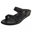 [해외]핏플랍 Womens Banda Crystal IMI-Snake Slide Sandal Shoes, Black, US 5