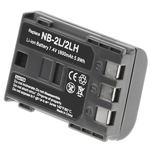 [해외]NB-2LH 배터리 1800 mAh for 캐논 카메라 & Video 카메라