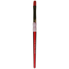 [해외]Royal Brush RSET-BK63-8-12 Big Kids Choice Flat Synthetic Hair Soft Rubber Grip Handle Paint Brush, Size 8 (Pack of 12)