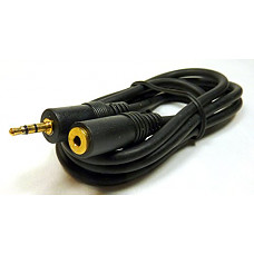 [해외]Philmore 3.-Ft Gold Plated Fully Shielded 2.5mm Stereo Male Plug to 2.5mm Stereo Female Jack Audio Cable; 44-473