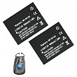 [해외]ValuePack (2 Count): Digital Replacement 카메라 and Camcorder 배터리 for Fujifilm NP-W126, X-Pro1 - Includes 랜즈 Pouch