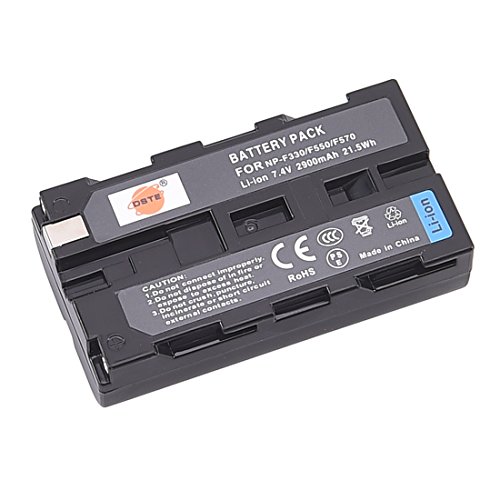 [해외]DSTE NP-F550 Replacement Li-ion 배터리 for 소니 CCD-RV100 CCD-RV200 SC5 SC9 TR1 TR940 TR917 카메라 CN-160 CN-216 CN-304 YN 300 VL600 LED Video Light as NP-F330 NP-F530 NP-F570