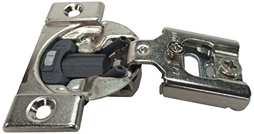 [해외]Blum 38N355BE08x10 Compact Soft-Close 1/2 Overlay Blumotion Hinge, Nickel Finish (Pack of 10)