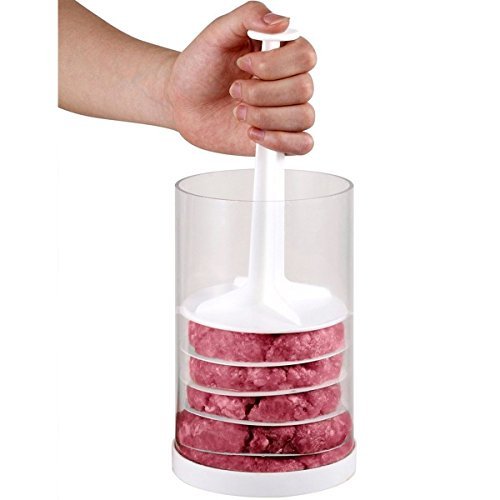 [해외]Classic Chef Hamburger Press With 8 Divider Discs