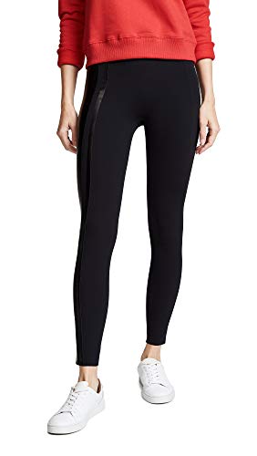 [해외]스팽스 Womens Gloss Side Stripe Leggings, Very Black, X-Large