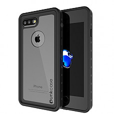 [해외]iPhone 8 PLUS 방수 Case, Punkcase [StudStar Series] [Slim Fit] [IP68 Certified] [Shockproof] [Dirtproof] [Snowproof] Universal Armor Cover for 애플 iPhone 7 PLUS & 8+ [Clear]