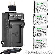 [해외]Kastar VW-VBX070 배터리 (4-Pack) and Charger Kit for Pentax D-Li88, Panasonic VW-VBX070, Sanyo DB-L80, DB-L80AU 배터리 and Digital Cameras (Search your 카메라 Model down Description)