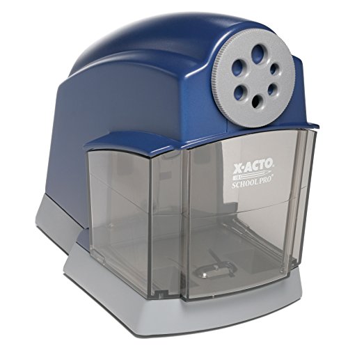 [해외]X-ACTO School Pro Classroom Electric Pencil Sharpener, Blue, 1 Count (1670)