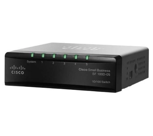 [해외]Cisco SF100D-05-NA SF100D 5 Port 10 100 Switch