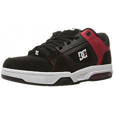 [해외]DC Mens Rival Skateboarding Shoe, Black/Red, 6 D US