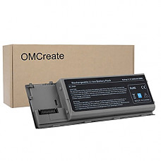[해외]OMCreate Laptop 배터리 for Dell Latitude D630 D620, fits P/N PC764 PP18L TC030-12 Months Warranty [6-Cell Li-ion]