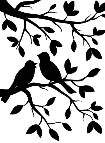 [해외]Darice Embossing Folder, 4.25 by 5.75-Inch, Birds Branch