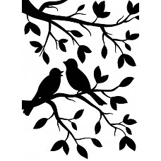 [해외]Darice Embossing Folder, 4.25 by 5.75-Inch, Birds Branch