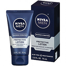 [해외]NIVEA Men Maximum Hydration Protective Lotion SPF 15, 2.5 Fluid Ounce (Pack of 4)