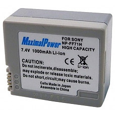 [해외]Maximal Power DB SON NP-FF70/FF71 Replacement 배터리 for 소니 Digital 카메라 Camcorder
