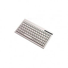 [해외]Adseeo Mini White PS/2 Keyboard Compatible with Axis 7000 Scan Server (ACK-595)