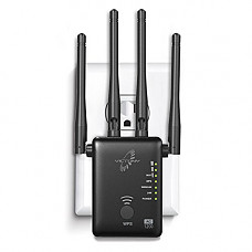 [해외]VICTONY 1200Mbps WiFi Repeater External Antennas WiFi Range Extender 2.4G 5G Wireless Network Signal Booster (BK-6)