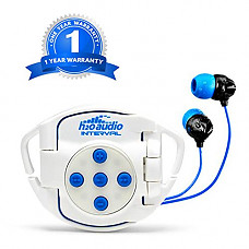 [해외]H2O Audio 100% 방수 Headphones & 방수 iPod Shuffle Case Swim Solution, Superior Sound and Construction includes 1 Year Warranty