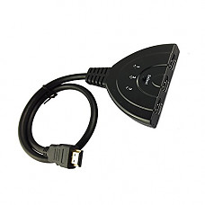 [해외]Seadream 3-Port HDMI Switch Splitter with Pigtail Cable , 3 in 1 out Auto Switch, Support 3D, 1080P For TV