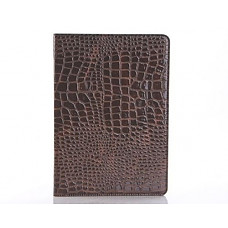 [해외]LiViTech TM Crocodile Alligator PU Leather Folio Carry Smart Cover Case for 애플 아이패드 4 3 2 (Brown)