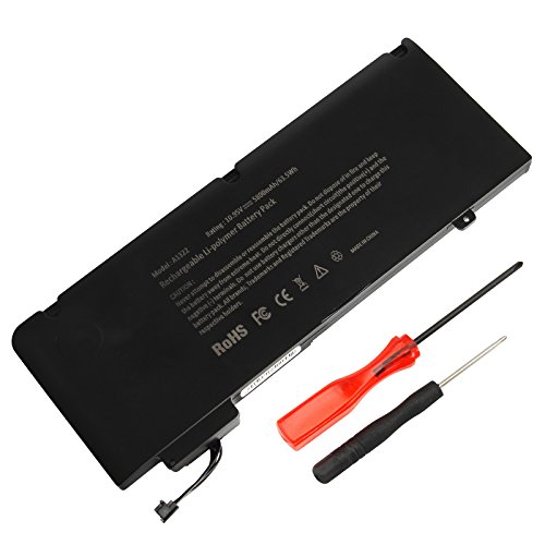 [해외]Futurebatt A1322 배터리 For 애플 Macbook Pro 13" Unibody A1278 (2009 2010 2011 2012 Version), fit MB990LL/A MB991LL/A MC374LL/A MC375LL/A MC700LL/A