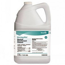 [해외]Diversey Morning Mist Fast Neutral Disinfectant Cleaner - Fresh Scent - 1 Gallon Concentrate, 4 Pack (Packaging May Vary)