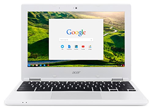 [해외]Acer Chromebook CB3-131-C3SZ 11.6-Inch Laptop (Intel Celeron N2840 Dual-Core Processor,2 GB RAM,16 GB Solid State Drive,Chrome), White