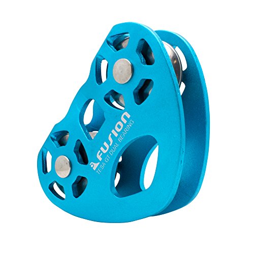 [해외]Fusion Climb Tesa Speed Aluminum Alloy Trolley Pulley Blue