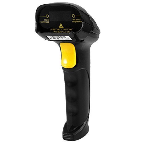 [해외]WoneNice WN8200 USB Laser Scan Barcode Scanner Bar Code Reader Black Hand Held