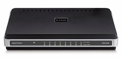 [해외]D-Link DGS-2208 8-Port 10/100/1000 Desktop Switch