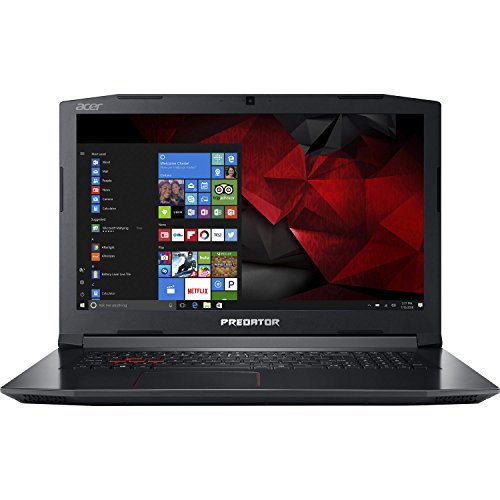 [해외]Acer Predator Helios 300 17.3" Full HD Gaming Laptop - 7th Gen Intel Core i7-7700HQ Processor up to 3.80GHz, 16GB Memory, 256GB SSD + 1TB HDD, 6GB Nvidia GeForce GTX 1060 Graphics, Windows 10