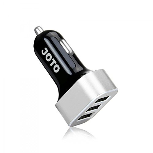 [해외]USB Car Charger 3 Ports, JOTO 6.6A/33W USB Car Charger Adapter High Speed Rapid Quick Charging Compatible with iPhone 아이패드 삼성 갤럭시 HTC Nexus Motorola Nokia Smartphone and Tablet -Silver