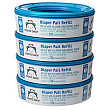 [해외]Amazon Brand - Mama Bear Diaper Pail Refills for Diaper Genie Pails, 270 Count (Pack of 4)