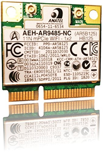 [해외]AIRETOS AEH-AR9485-NC WiFi module 802.11bgn, 1T/2R Mini PCI-Express Half-Size Module, Atheros AR9485 chipset - Reference Design HB125 (AR5B125)
