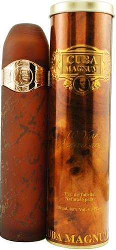 [해외]Cuba Magnum Gold By Cuba For Men, Eau De Toilette Spray, 4.3-Ounce Bottle