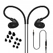 [해외]Avantree IPX7 방수 Earbuds for Swimming, Secure Fit Headphones for Running, Sports, Diving or Surfing with Ear Hook, Short Cord and 6 Pairs of Soft Earbud Tips (Not Bluetooth)