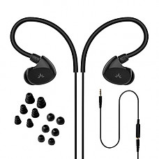 [해외]Avantree IPX7 방수 Earbuds for Swimming, Secure Fit Headphones for Running, Sports, Diving or Surfing with Ear Hook, Short Cord and 6 Pairs of Soft Earbud Tips (Not Bluetooth)