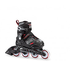 [해외]Bladerunner by Rollerblade Phoenix Boys Adjustable Fitness Inline Skate, Black and Red, Junior, Value Performance Inline Skates