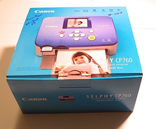 [해외]캐논 Selphy CP760 Compact Photo Printer (Blue)