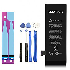 [해외]Skeyhaly 배터리 Model iP 5, With Adhesive & Tools Kit, 1440 mAh 0 Cycle Replacement 배터리 - 12 Month Warranty