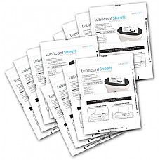 [해외]Shredcare Paper Shredder Lubrication Sheets SCLL12 S, 12-pack