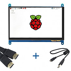 [해외]Etoput 7 inch LCD Touch Screen Module 800X480 TFT Display HDMI for Raspberry Pi 3 and Pi2