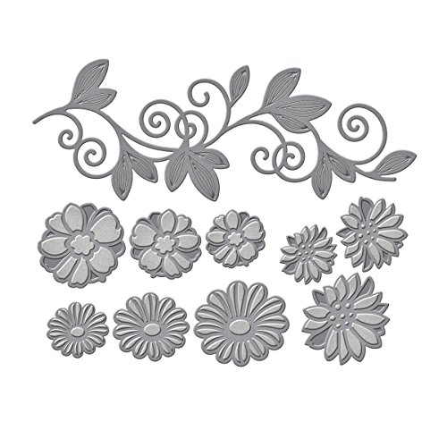 [해외]Spellbinders S6-034 Shapeabilities Flower Bundle Etched/Wafer Thin Dies