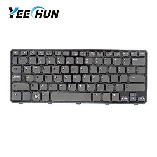 [해외]YEECHUN New Laptop US Layout Black Replacement Keyboard for Dell Inspiron Mini Duo 1090 Series Part Number PK130EP1A00 MP-10F13US-698