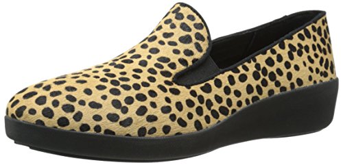 [해외]핏플랍 Womens F Pop Skate Pony Fashion Sneaker, Leopard, 6.5 M US