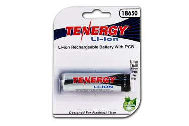 [해외]Tenergy Li-ion 18650 3.7V 2600mAh Rechargeable Batteries (Button Top) w/ PCB - Retail Card